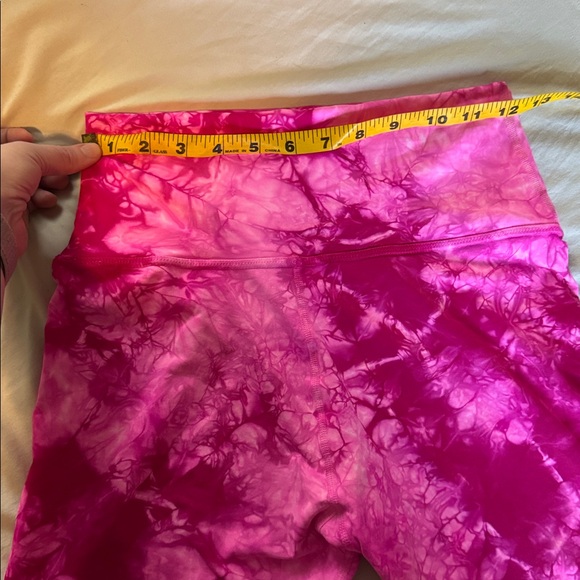 Electric & Rose Hot Pink Tie-Dye Women's Shorts M - Picture 4 of 5